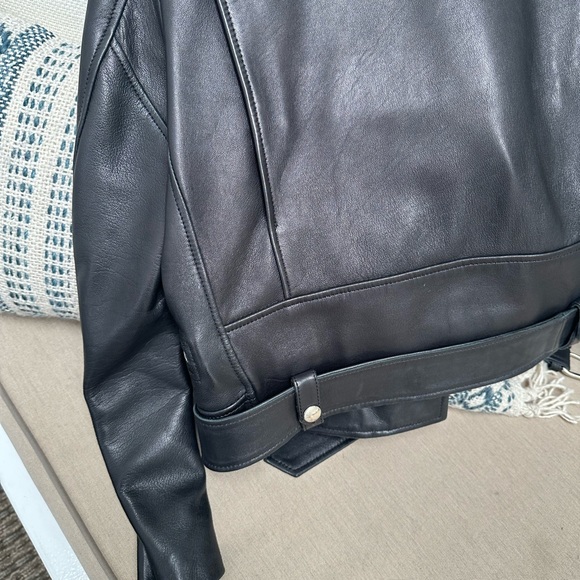 ACNE STUDIOS Leather biker jacket size36 - Picture 8 of 16